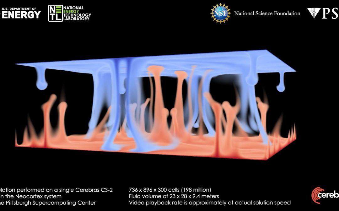 Neocortex Speeds Fluid Simulation by Several Hundred Times