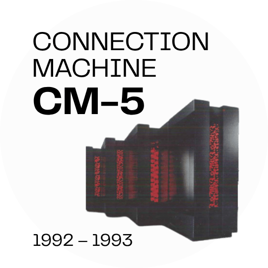 Image of Connection machine CM-5. Years used from 1992 to 1993.